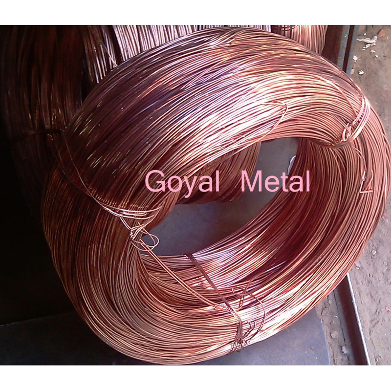 Bare copper wire for grounding